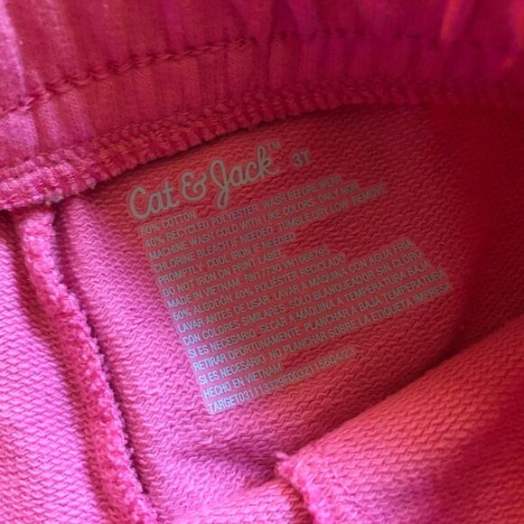 📳 Cat & Jack | Pink Jogger Shorts - Picture 2 of 2